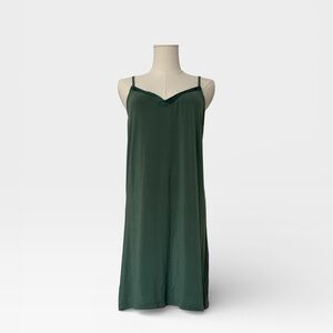 Felina Elysees Slip Dress | Sleepwear | Green | Women’s Medium | Light Weight |